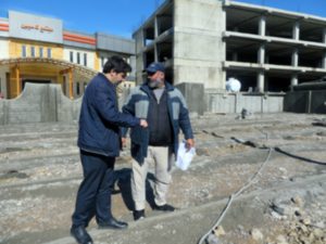 { به روایت تصویر } بازدید میدانی مهندس دومان نوعی رئیس کمیسیون عمران شورای اسلامی شهر از پروژه های عمرانی شهر چهارشنبه مورخ ( 98/11/23 )